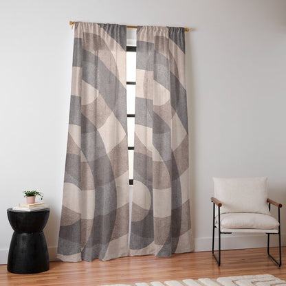 ABSTRACT ALPHABET / Decorative O Window Curtain Gallery Image 10