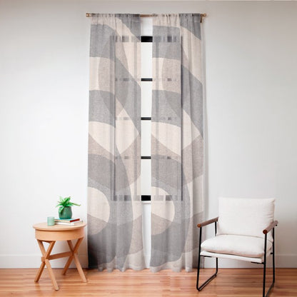 ABSTRACT ALPHABET / Decorative O Window Curtain Gallery Image 24