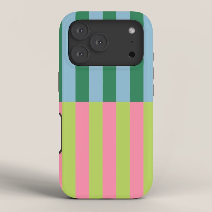 Vibrant Stripe Design: Modern Colorful Pattern for Dynamic Visuals iPhone Case Gallery Image 3