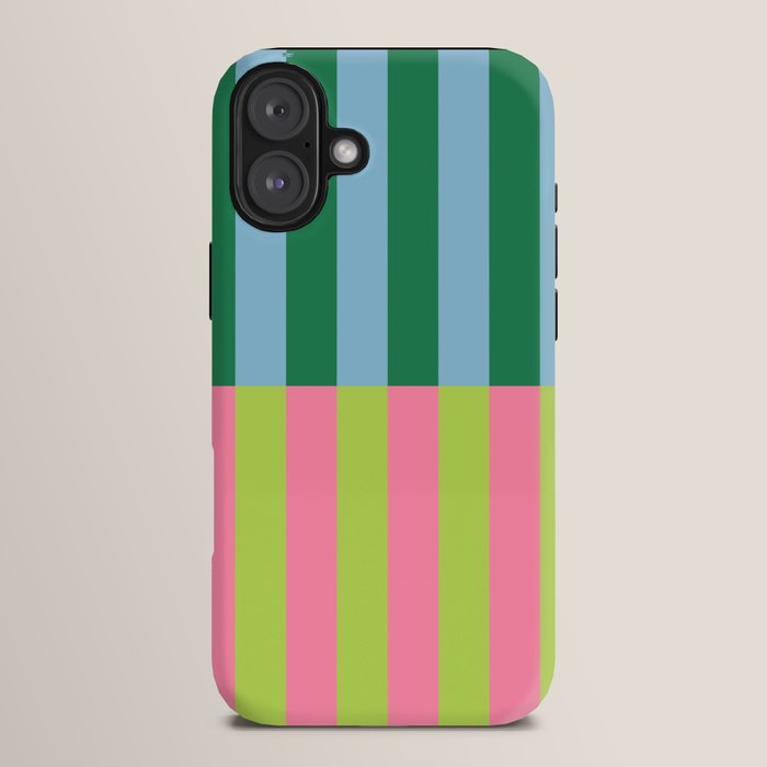 Vibrant Stripe Design: Modern Colorful Pattern for Dynamic Visuals iPhone Case Gallery Image 14