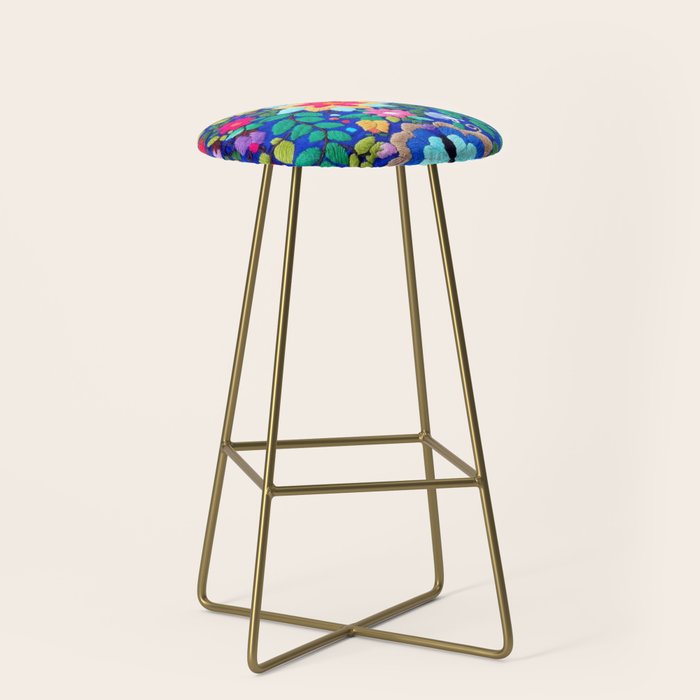 mexican embroidery Stool Gallery Image 2