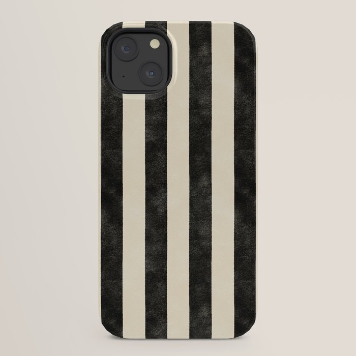 Cabana Stripe - black & cream iPhone Case Gallery Image 22