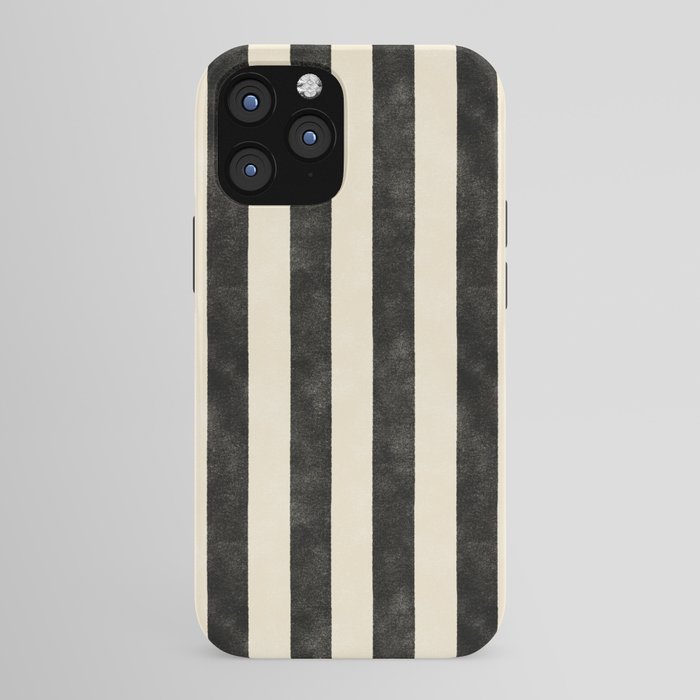 Cabana Stripe - black & cream iPhone Case Gallery Image 43