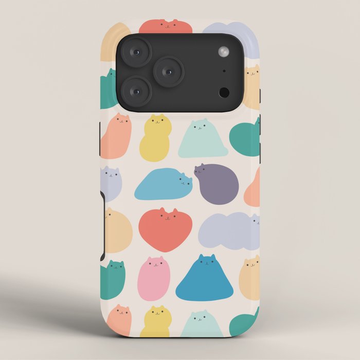 Cat Landscape 168 - Colourful Cats iPhone Case Gallery Image 3
