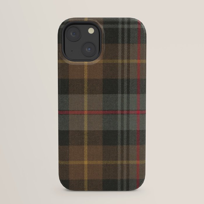 Vintage Brown Gray Tartan Plaid Pattern iPhone Case Gallery Image 29