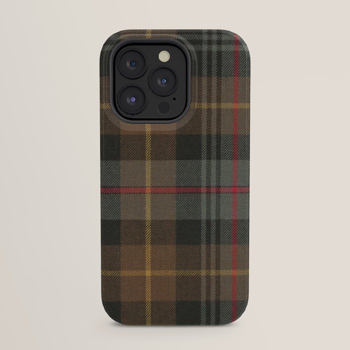 Vintage Brown Gray Tartan Plaid Pattern iPhone Case Gallery Image 23