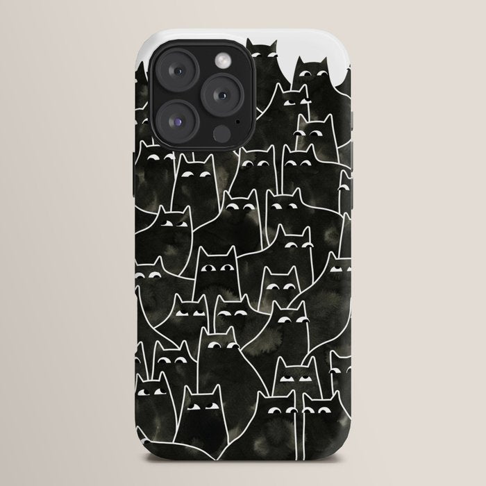 Suspicious Cats iPhone Case Gallery Image 16