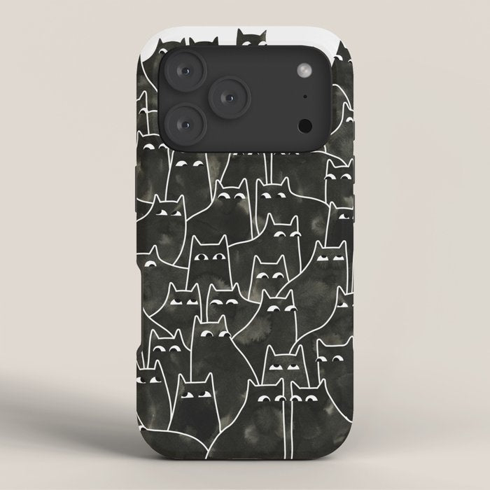 Suspicious Cats iPhone Case Gallery Image 3