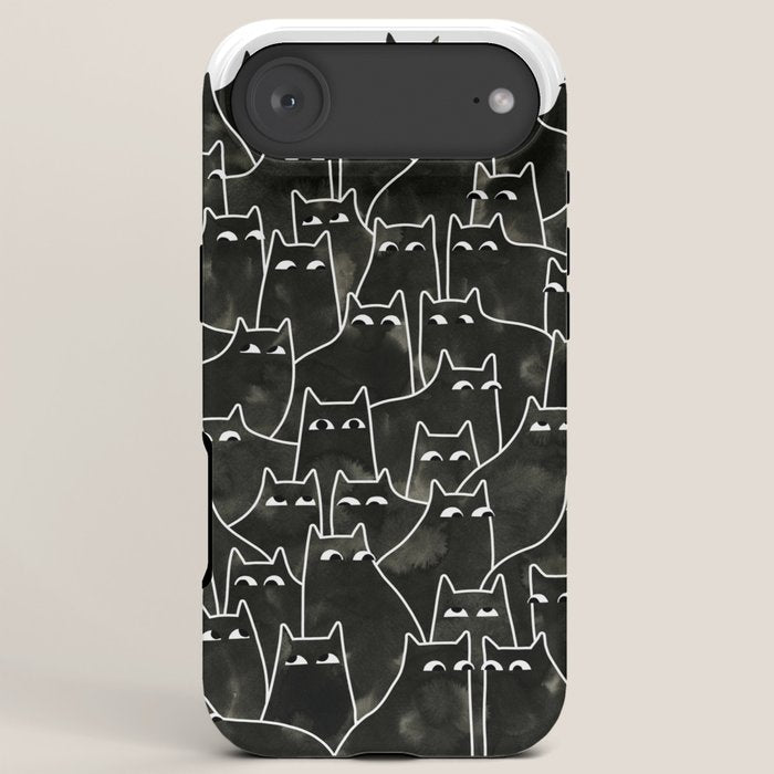 Suspicious Cats iPhone Case Gallery Image 6