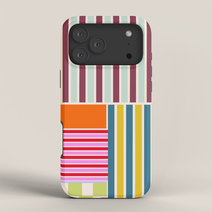Playful patchwork iPhone Case Gallery Image 4