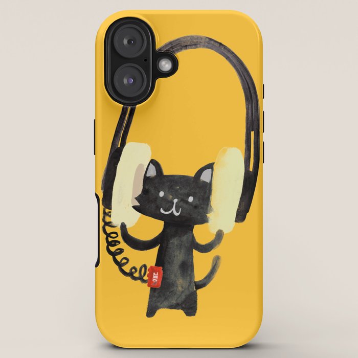 I Love Huge Headphone iPhone Case Gallery Image 5