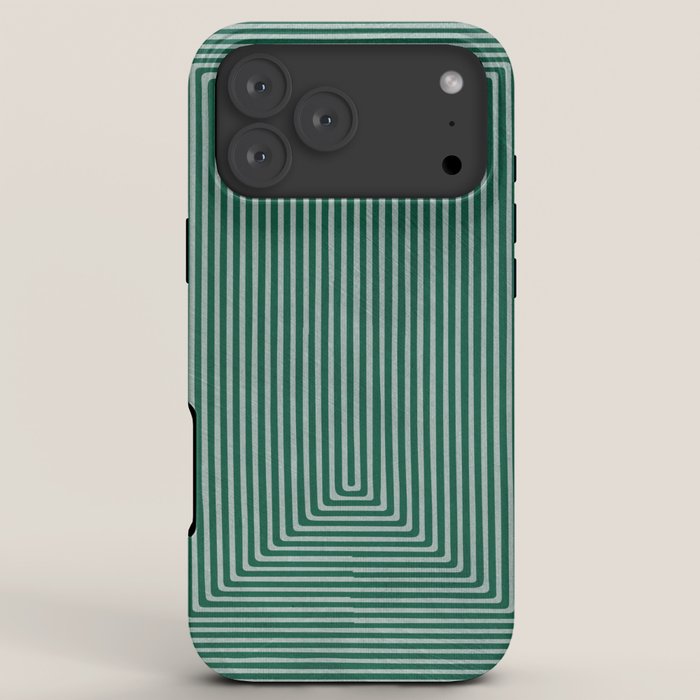 Green Black Abstract Geometric Design Artwork iPhone Case Gallery Image 8