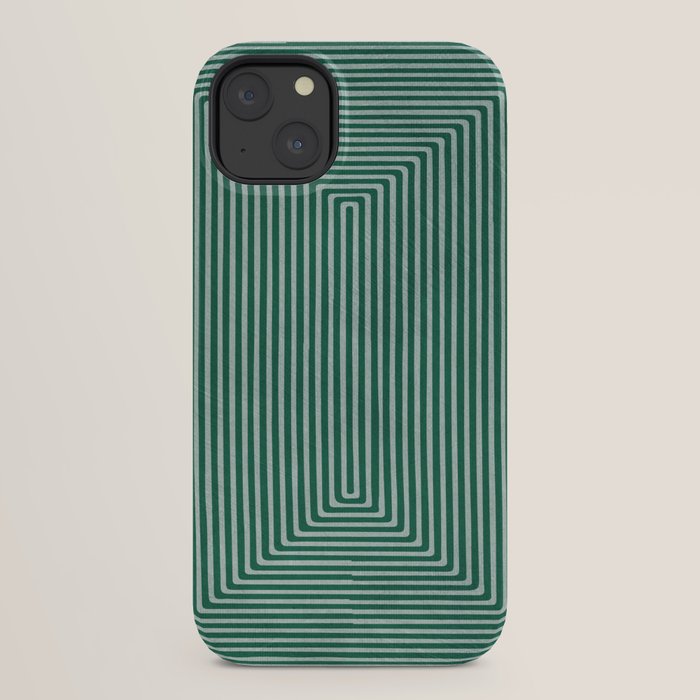 Green Black Abstract Geometric Design Artwork iPhone Case Gallery Image 30