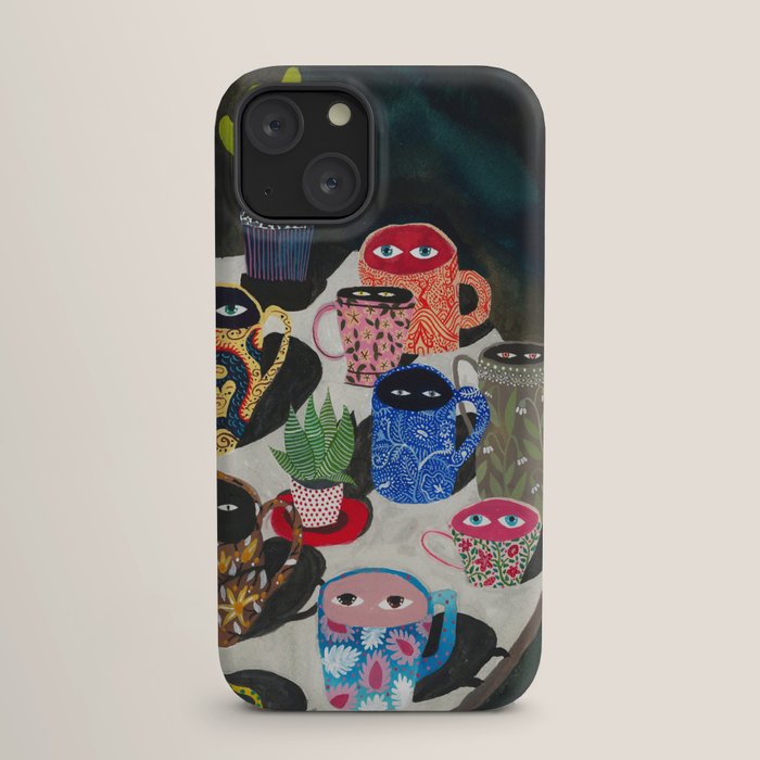 Suspicious mugs iPhone Case Gallery Image 17