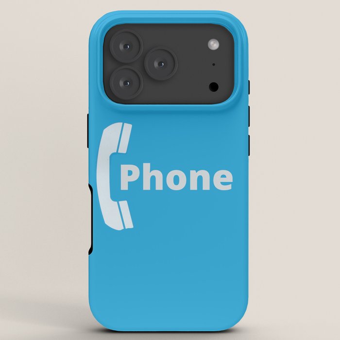 Vintage Pay Phone Booth Old School Retro Telephone Blue Sign iPhone Case Gallery Image 7