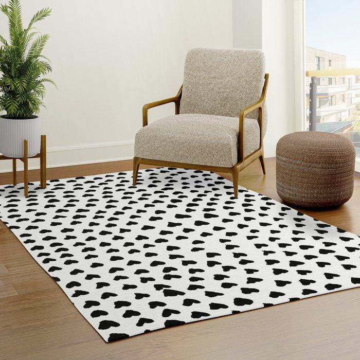 Black Heart Rug Gallery Image 3
