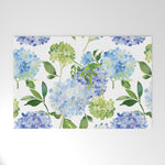 Blue Hydrangea Flowers Welcome Mat Gallery Image 1
