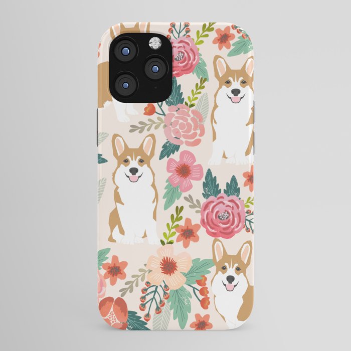 Corgi floral spring bloom flowers nature garden dog dog breeds corgis cute corgi puppies love iPhone Case Gallery Image 43