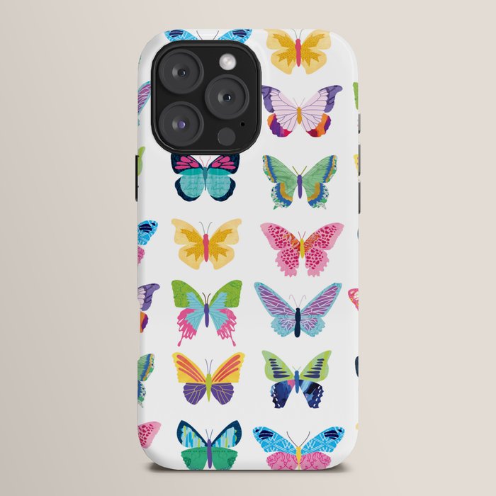 Colorful Butterflies iPhone Case Gallery Image 16