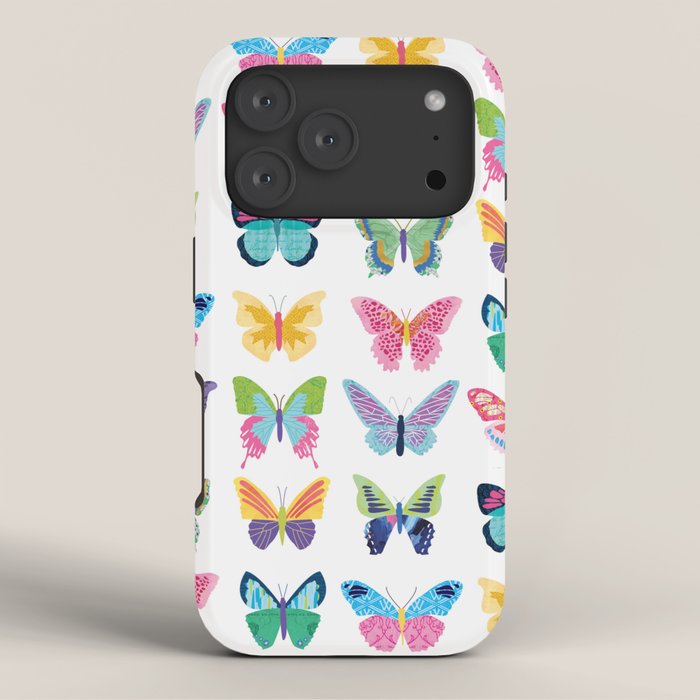 Colorful Butterflies iPhone Case Gallery Image 3
