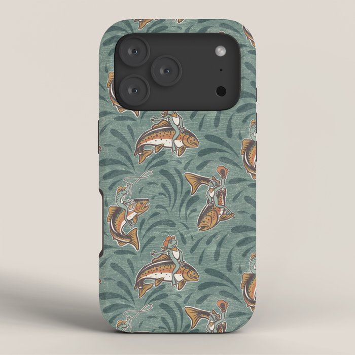 Rodeo Frogs - Green iPhone Case Gallery Image 3