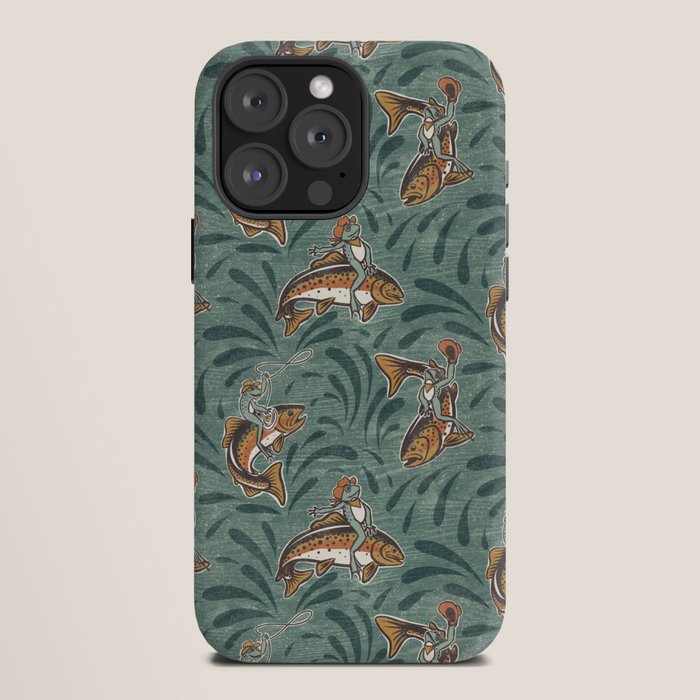 Rodeo Frogs - Green iPhone Case Gallery Image 12