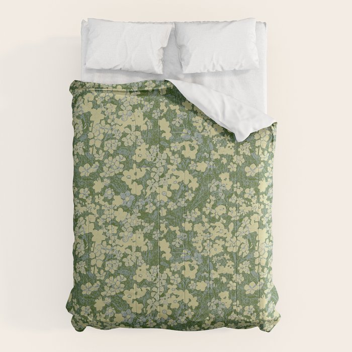 Nostalgia (Green-Blue) Comforter Gallery Image 6
