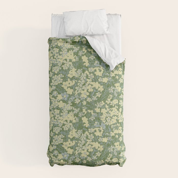 Nostalgia (Green-Blue) Comforter Gallery Image 10