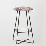 Liquid Rose Gold Violet and Marble Stool Gallery Image 1