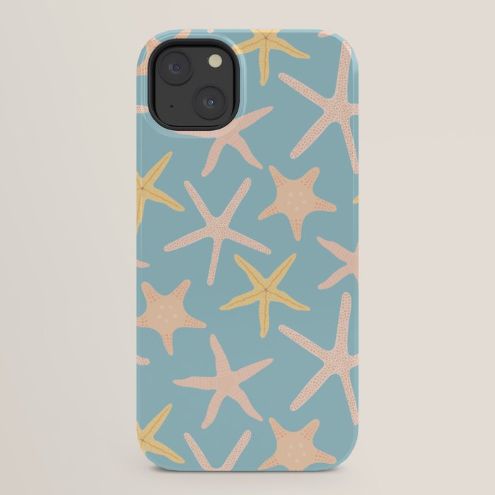 Vintage marine starfish sea animal pattern iPhone Case Gallery Image 30