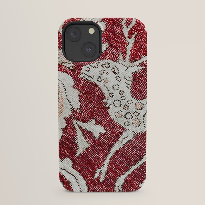 Spotted Fawn From Antique Persian Animal Rug Print iPhone Case Gallery Image 21