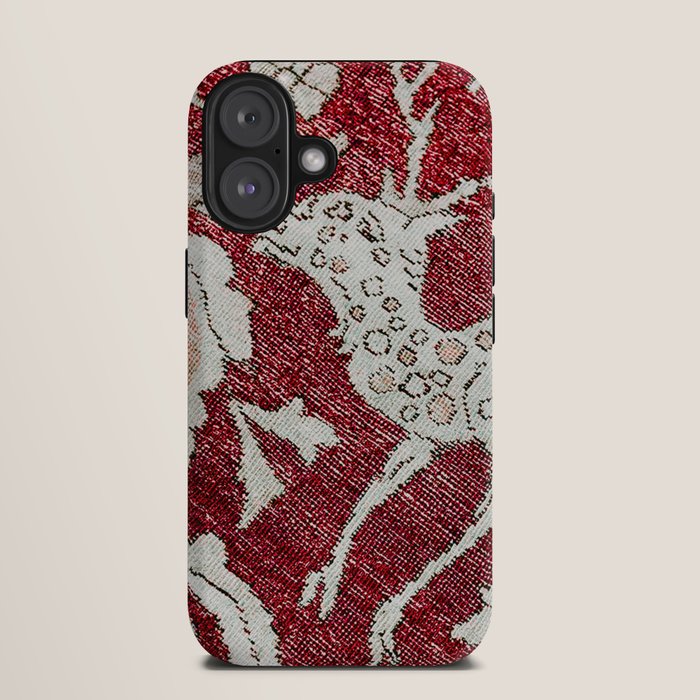 Spotted Fawn From Antique Persian Animal Rug Print iPhone Case Gallery Image 9