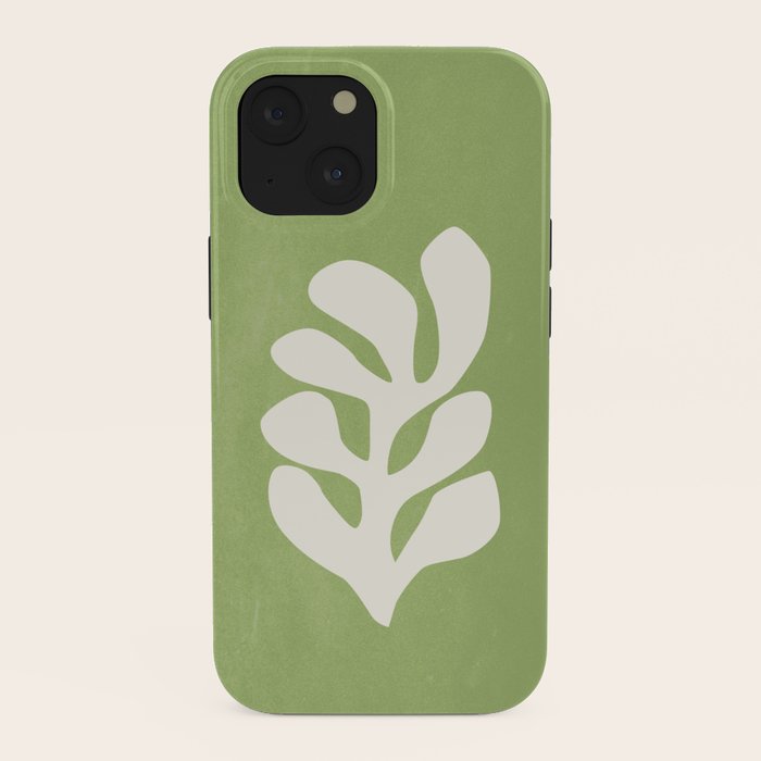 Forest Green Leaf: Matisse Paper Cutouts V iPhone Case Gallery Image 38