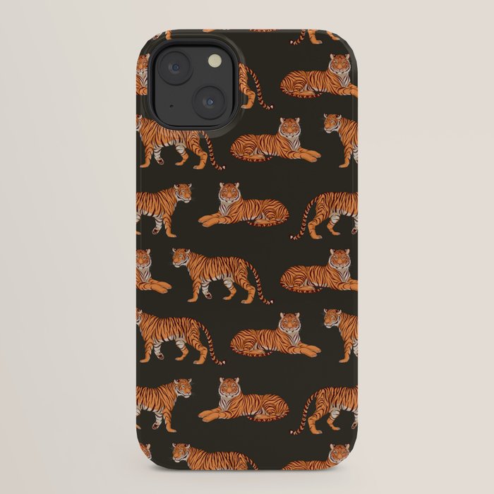 Tigers - Charcoal Black iPhone Case Gallery Image 30