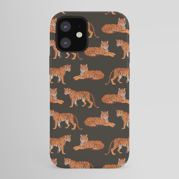 Tigers - Charcoal Black iPhone Case Gallery Image 41