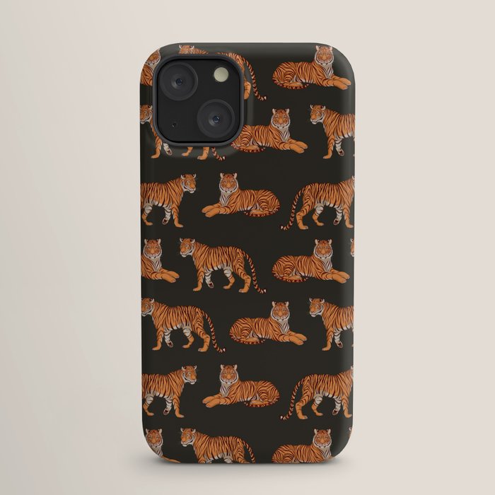Tigers - Charcoal Black iPhone Case Gallery Image 17