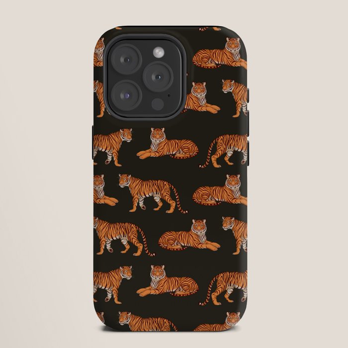 Tigers - Charcoal Black iPhone Case Gallery Image 11