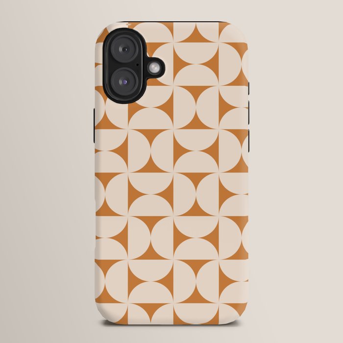 Bauhaus Mid Century Modern Geometric Pattern IX iPhone Case Gallery Image 14