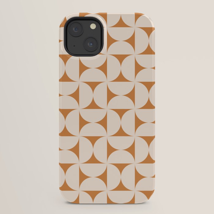 Bauhaus Mid Century Modern Geometric Pattern IX iPhone Case Gallery Image 22