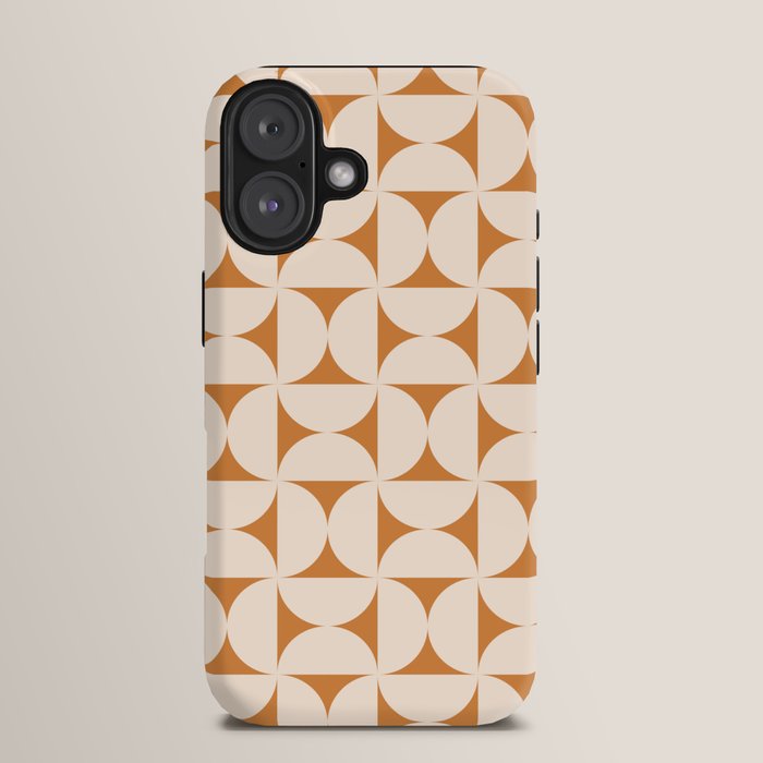 Bauhaus Mid Century Modern Geometric Pattern IX iPhone Case Gallery Image 13