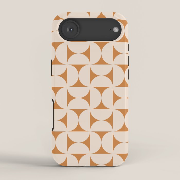 Bauhaus Mid Century Modern Geometric Pattern IX iPhone Case Gallery Image 2