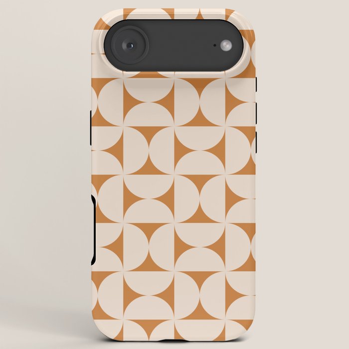 Bauhaus Mid Century Modern Geometric Pattern IX iPhone Case Gallery Image 6