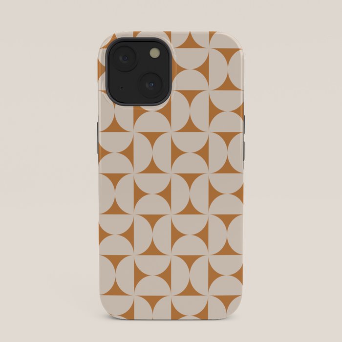 Bauhaus Mid Century Modern Geometric Pattern IX iPhone Case Gallery Image 33