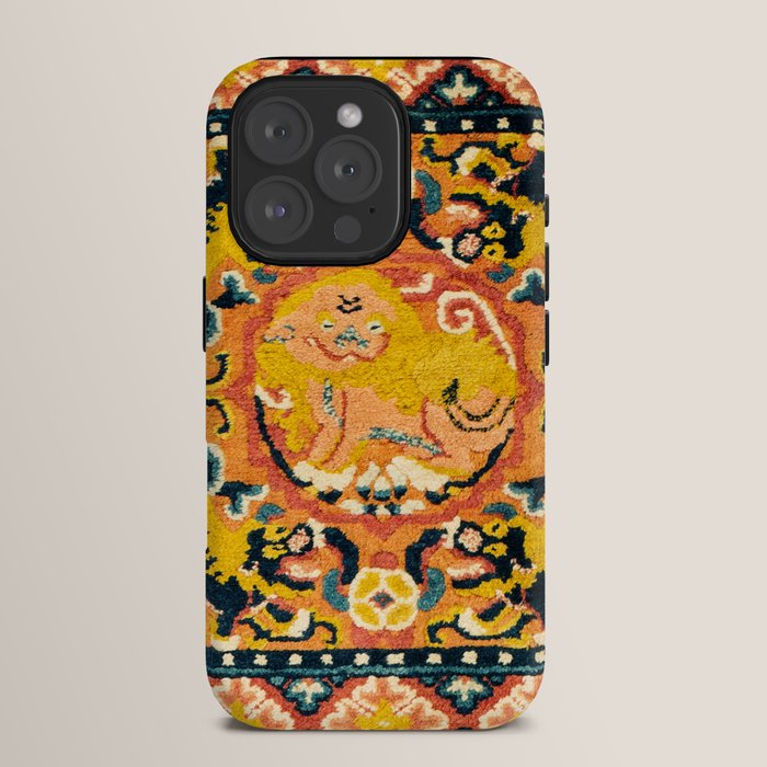 Shigatse Khagangma Antique Tibetan Seat Mat Print iPhone Case Gallery Image 15