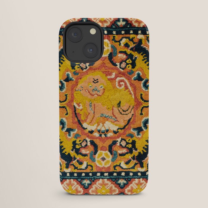 Shigatse Khagangma Antique Tibetan Seat Mat Print iPhone Case Gallery Image 25
