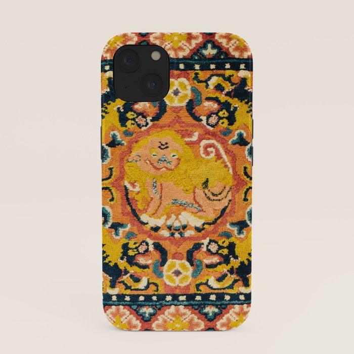 Shigatse Khagangma Antique Tibetan Seat Mat Print iPhone Case Gallery Image 37