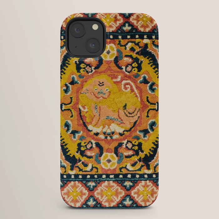 Shigatse Khagangma Antique Tibetan Seat Mat Print iPhone Case Gallery Image 26