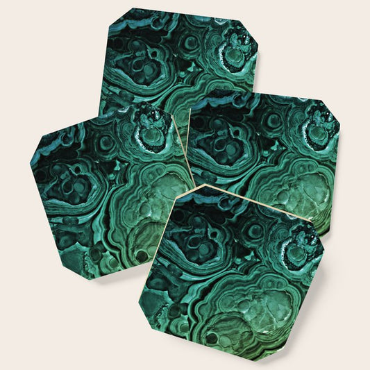 MALACHITE GREEN Coaster Gallery Image 1