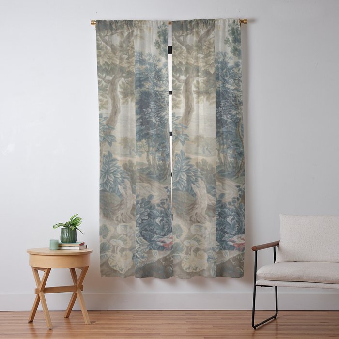 Antique 18th Century Flemish Verdure Tapestry Window Curtain Gallery Image 9