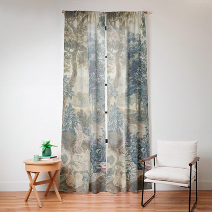 Antique 18th Century Flemish Verdure Tapestry Window Curtain Gallery Image 16